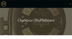 Desktop Screenshot of championshuffleboard.com